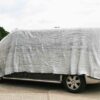 Aluminet Bestelbus Schaduwdoeken. 2 stuks. Afmeting: 6,4 x 4,3 meter. - Afbeelding 3